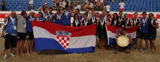 Hrvati europski prvaci, djevojke brončane